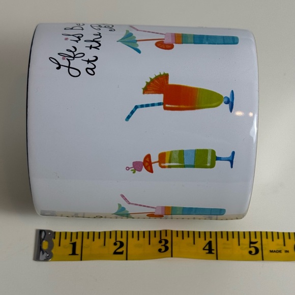 Cracker Barrel Life Is Better at the Beach Ceramic Coffee Mug | Tropical Drinks - Picture 8 of 12